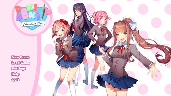 DDLC Main Menu